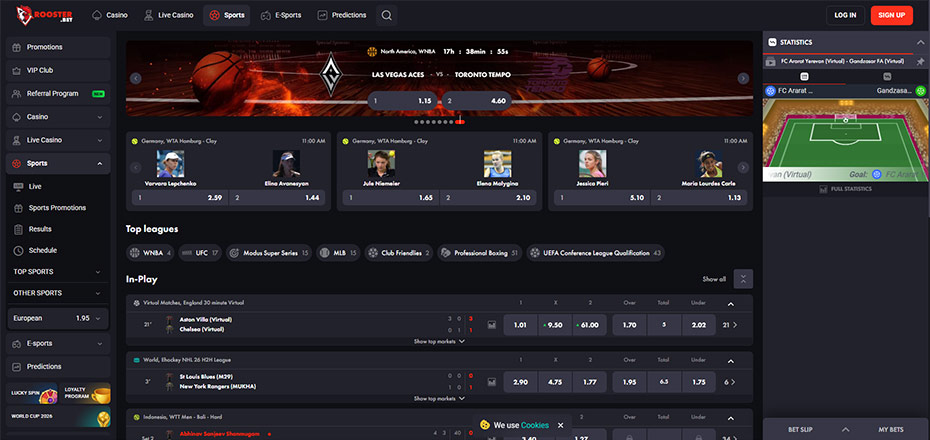 Rooster Bet wetten